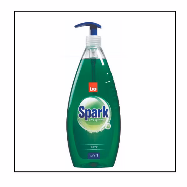 سانو سبارك – سائل جلي برائحة كلاسيك مع مضخة 1 ليتر - تركيز 24%