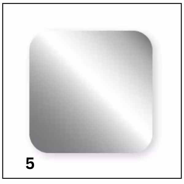 غطاء جاط المنيوم رقم 5 – كرتونة 600 قطعة