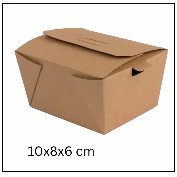 علبة كرفت كرتون – 8×10×6 سم – كرتونة 750 حبة – (نصف بيو) 1/2 FREELINE BIO