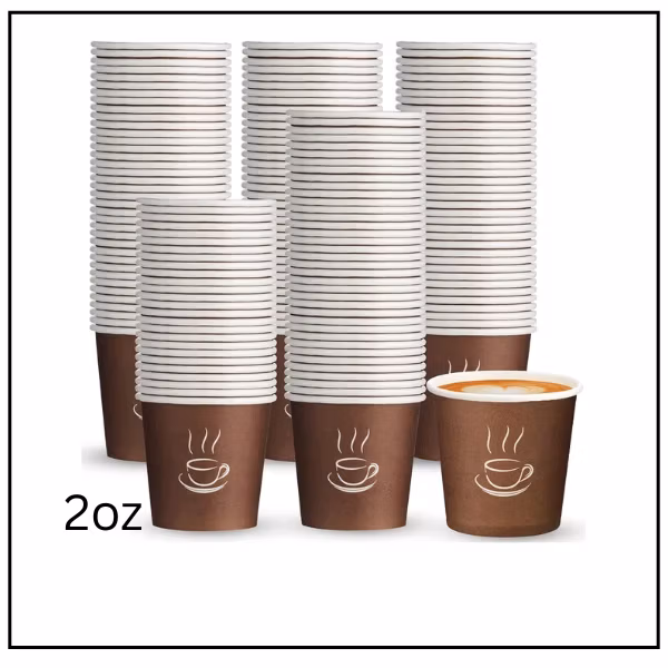 كاسة كرتون قهوة – 2 oz – كرتونة 1000 حبة