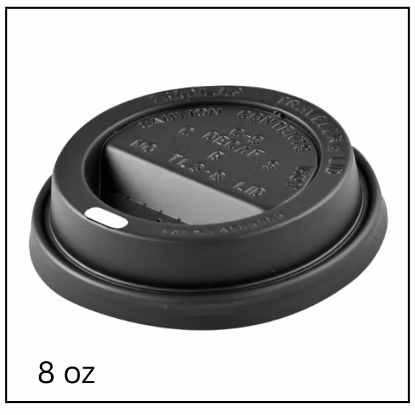 غطاء كاسة – ساخن – حجم 8 oz – كرتونة 1000 قطعة – T