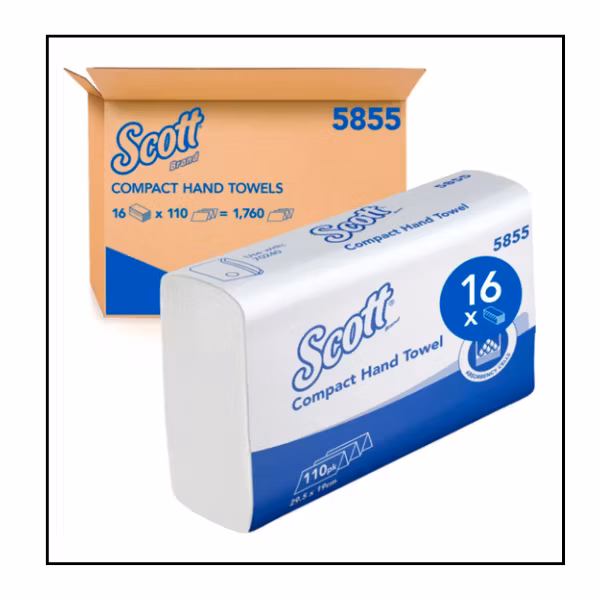 مناشف يدين 1764 ورقة مطوية تاس راس Scott Slimfold