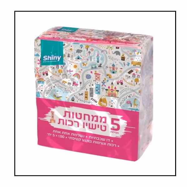 شايني بكيت محارم 5×100 (500) طبقتين