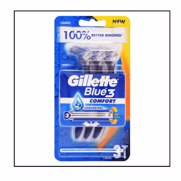 جيليت بلو 3 COMFORT رجالي عدد 3 ماكنات