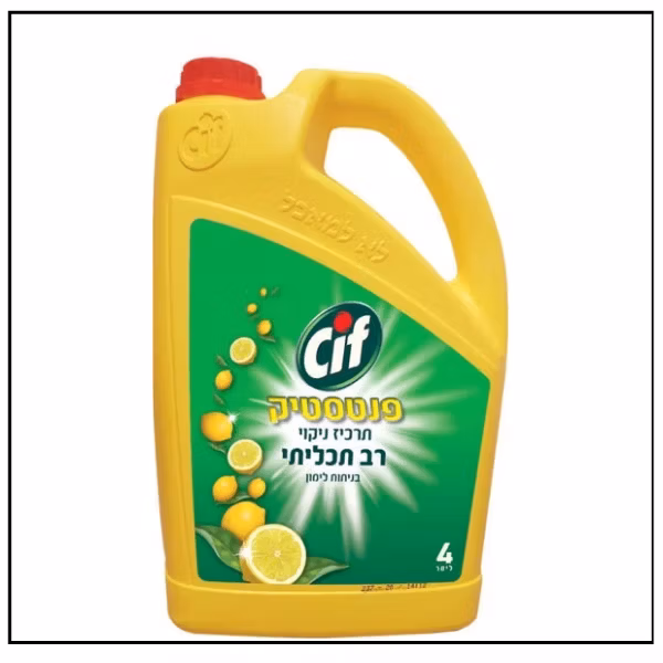 CIF Fantastic - سيف سائل تنظيف عام برائحة الليمون عبوة 4 ليتر