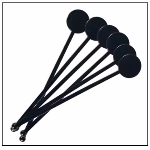 عصا بلاستيك اسود للكوكتيل 100/1