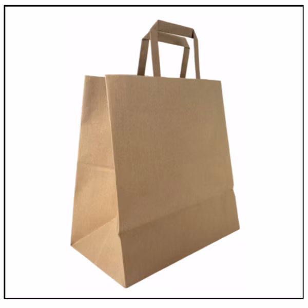 اكياس ورق دالية حجم كبير مع يد (200 كيس / عبوة)