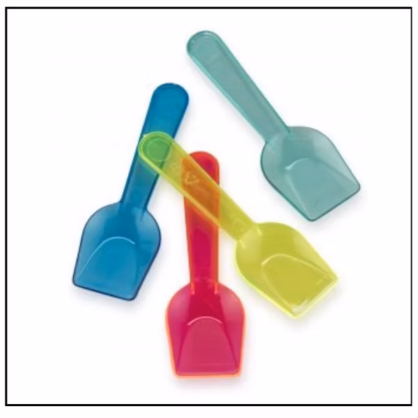 ملاعق بوظة ملوّنة – 1 كغم